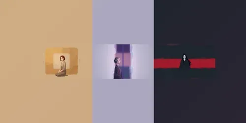 Minimalist Color Field Anime  generated by gemini-image