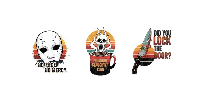 Retro Villain Tshirt Prints generated by undefined