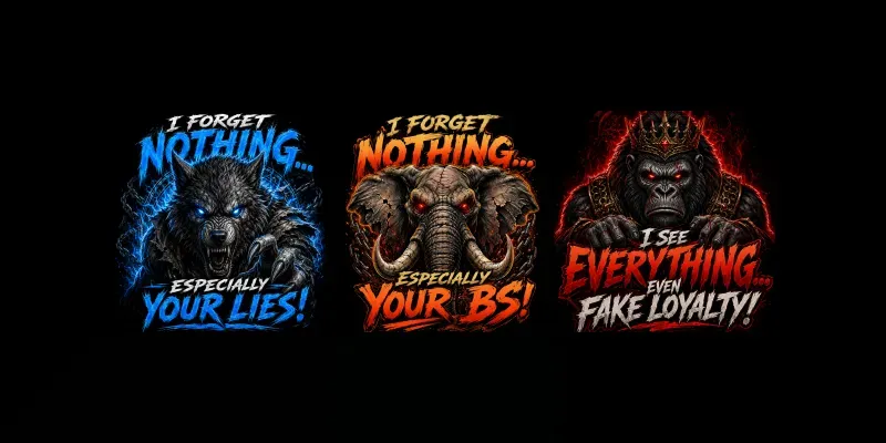 Savage Beast Typography Art generated by undefined