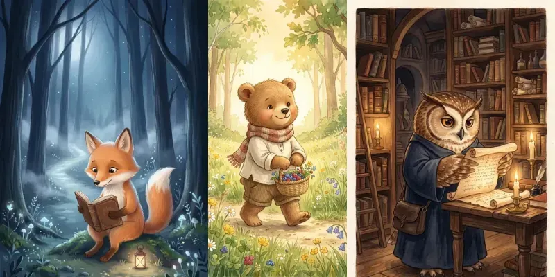 Magical Storybook Characters generated by undefined