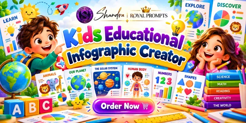 Kids Educational Infographic Creator Kit