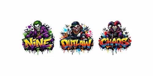 Joker Graffiti Mascot Logo Generator generated by chatgpt-image