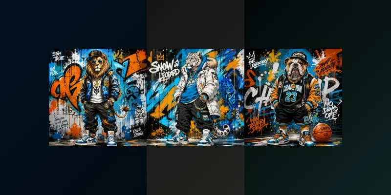 Urban Street Animal Art Kits generated by undefined