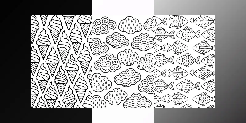 Doodle Art Satisfying Patterns Coloring generated by undefined