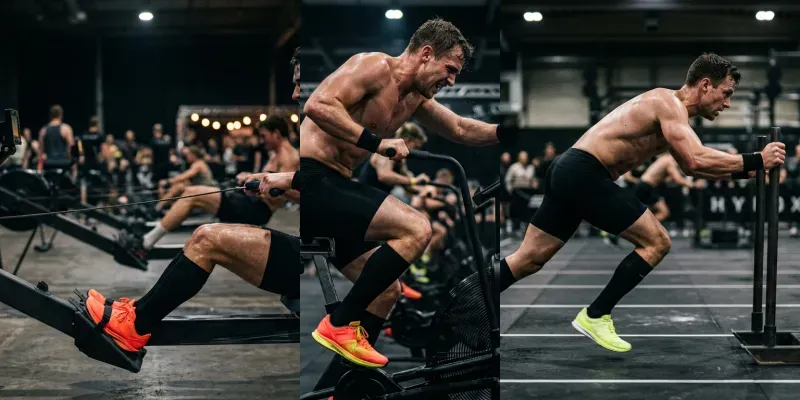 Realistic Hyrox Fitness Competitions generated by undefined