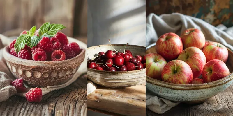Bowls With Fruits generated by undefined