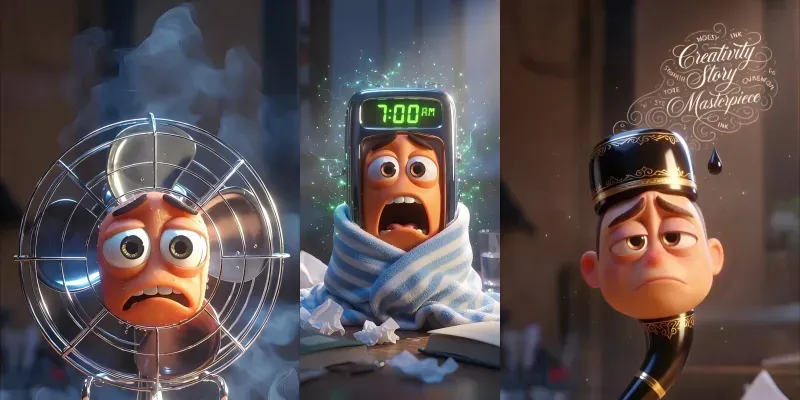 Expressive 3D Character Objects generated by undefined