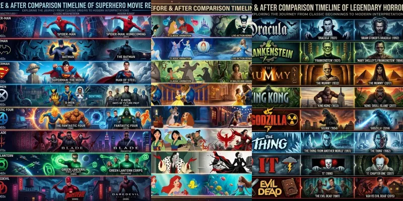 Before After Timeline Posters generated by undefined