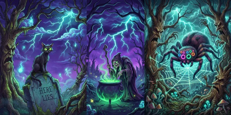 Whimsical Dark Fantasy Disney Art generated by undefined