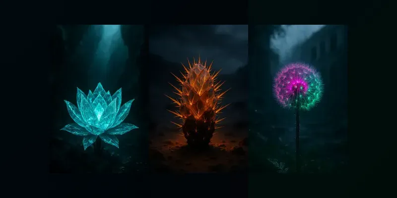 Glowing Fantasy Plant Generators generated by undefined