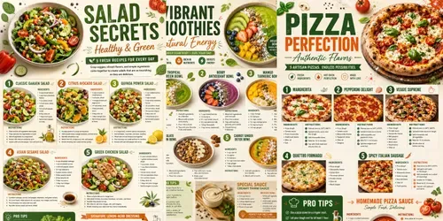 Professional Recipe Infographic Posters generated by chatgpt-image