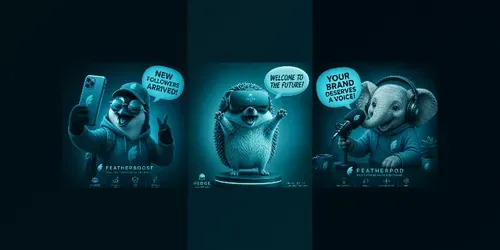 Funny Surreal Digital Ad Posters Sets generated by chatgpt-image