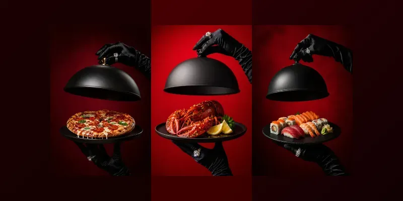 Luxury Floating Food Advertisements generated by undefined