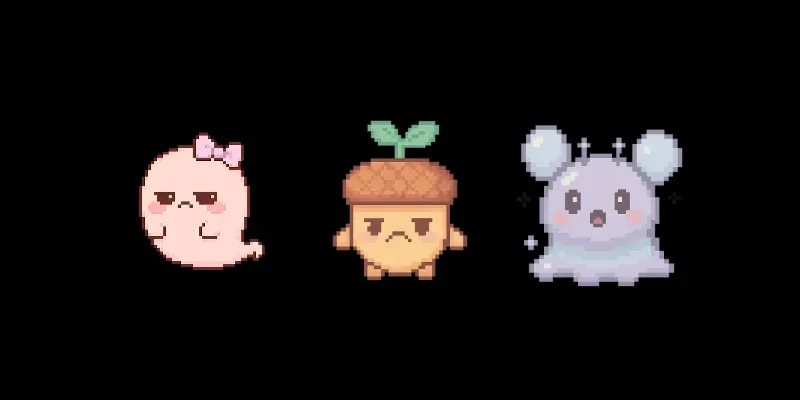 Cute Pixel Art Enemies generated by undefined