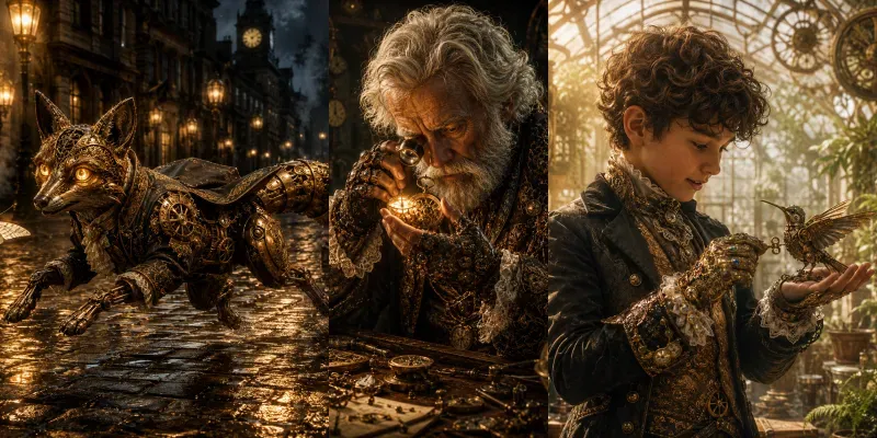 Steampunk Clockwork Muses generated by undefined