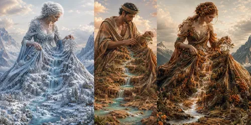 Mothers Of The Falling Waters generated by chatgpt-image