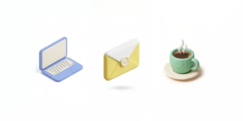 3D Claymorphism Icons generated by undefined
