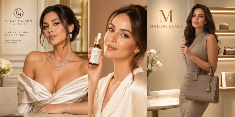 Female Model Product Ad Generator generated by undefined
