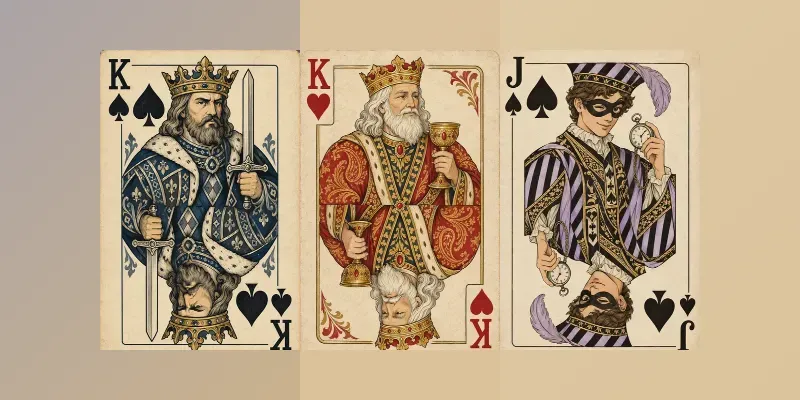 Vintage Custom Playing Card Art generated by undefined