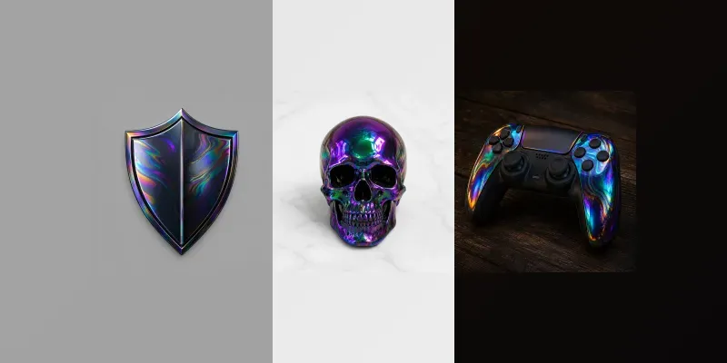 Oil Slick Iridescences generated by undefined