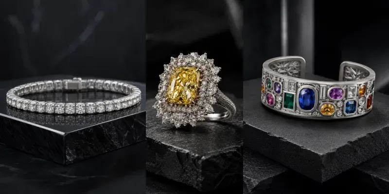 Highend Jewelry Showcases generated by undefined