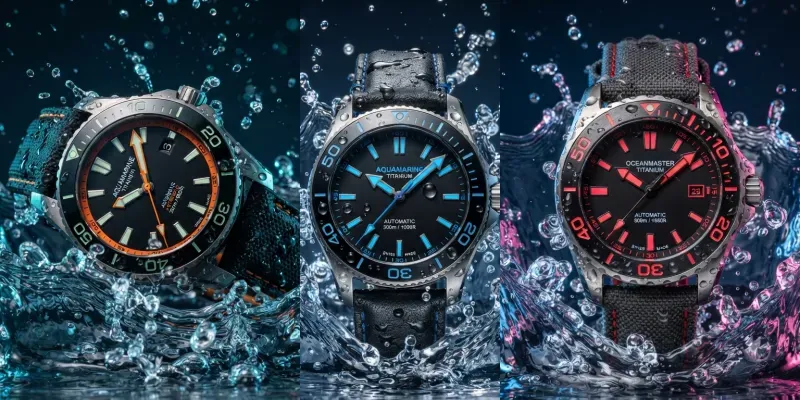 Dynamic Luxury Watch Photography generated by undefined