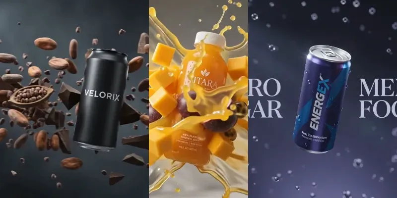 Cinematic Beverage Ads generated by undefined