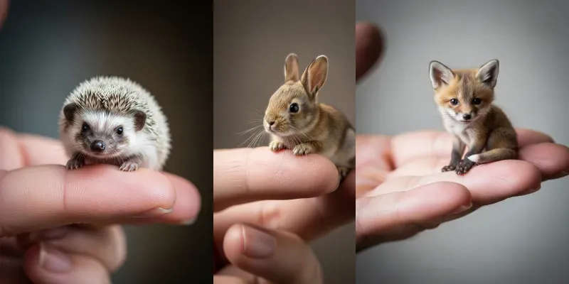 Micro Wildlife Macro Portraits generated by undefined