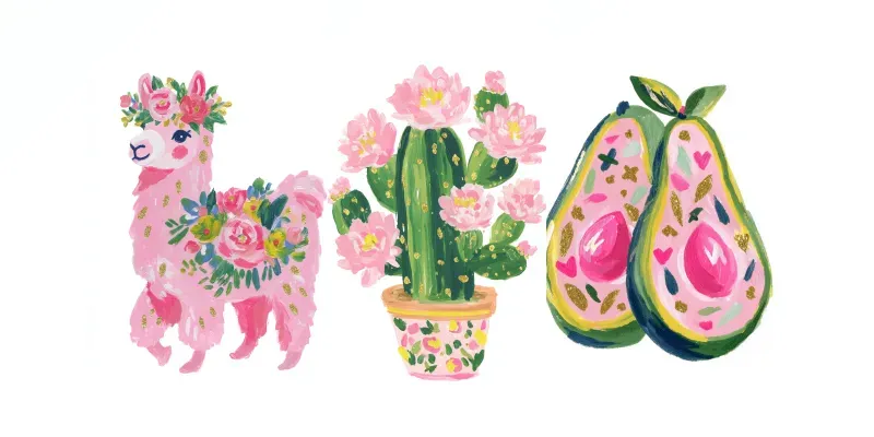 Acrylic Mexican Folk Art generated by undefined