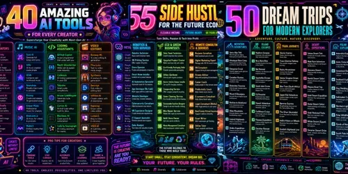 50 Digital Goldmine Infographics generated by chatgpt-image
