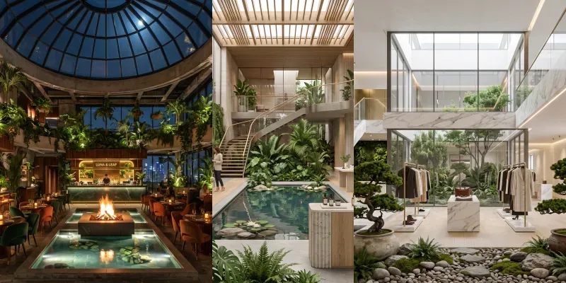 Ecoluxury Biophilic Commercials generated by undefined