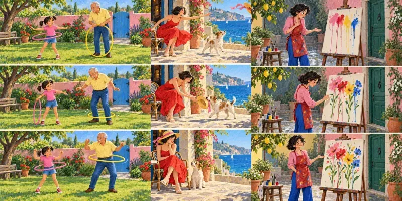 Colorful Sequential Story Art Prints