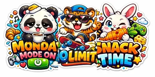 Cute Kawaii Sticker Design Generator generated by chatgpt-image