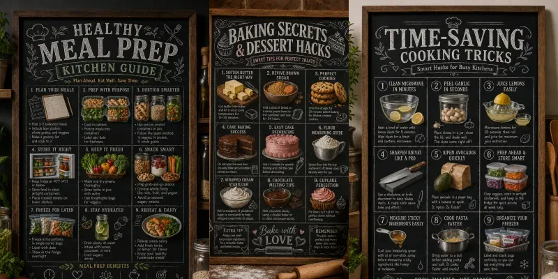 Kitchen Smart Tips Posters generated by undefined