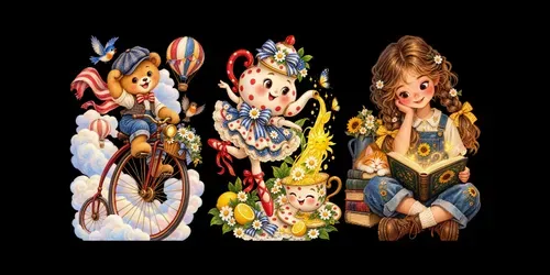 Whimsical Storybook Character Art Makers generated by chatgpt-image