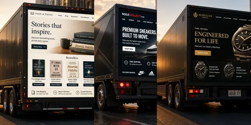 Billboard Truck Website Advertising generated by undefined