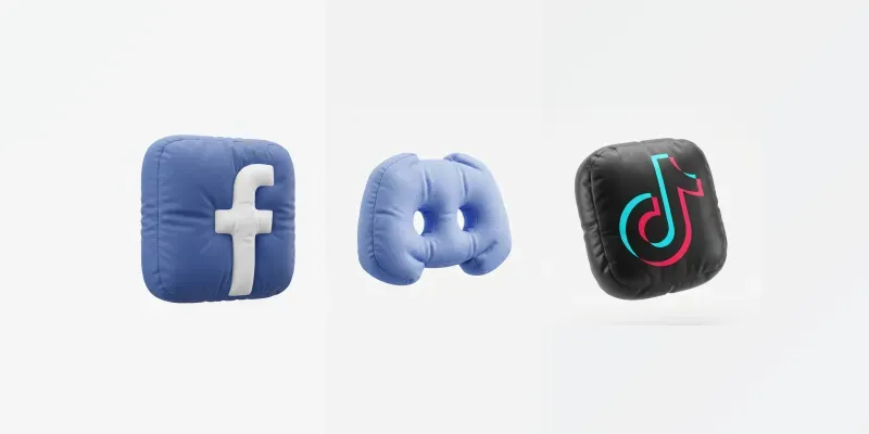 3D Pillow Icons And Logos generated by undefined