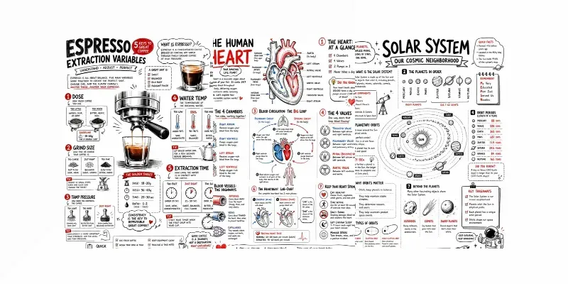 Whiteboard Sketch Infographic Posters generated by undefined