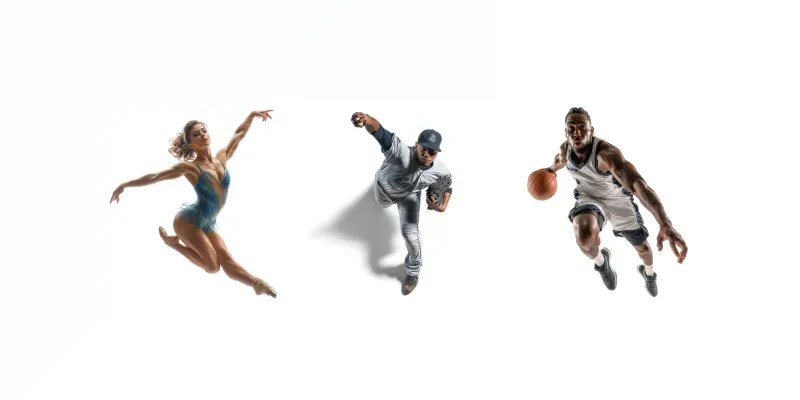 Athletic Dynamic Sports Photography generated by undefined
