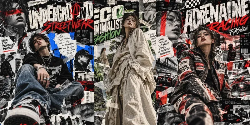 Streetwear Fashion Editorial Assets
