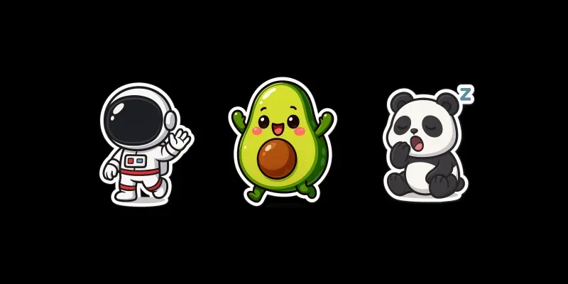 Chibi Stickers generated by undefined
