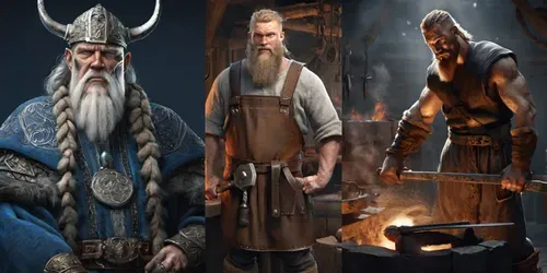 Norse Wardrobes And Visage Forges generated by stable-diffusion