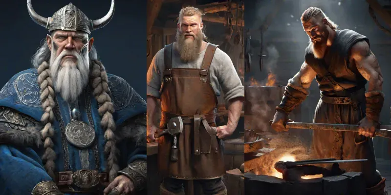 Norse Wardrobes And Visage Forges generated by undefined