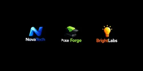 Flat Extruded Shadow Logo Generator generated by chatgpt-image