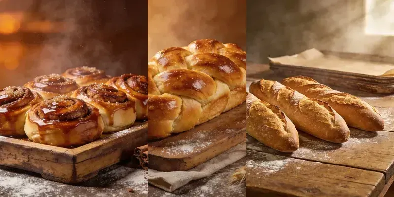 Artisan Bakery Golden Hour Editorials generated by undefined