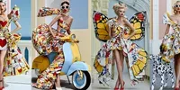 Surreal Vogue Fashion Editorial Photos midjourney prompt mini thumbnail