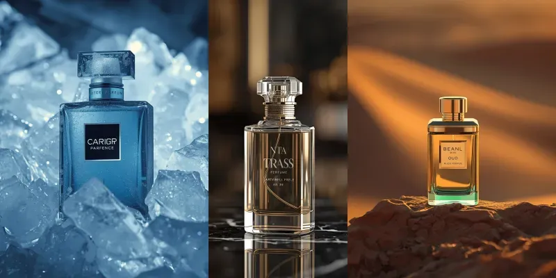 Ultrarealistic Luxury Perfume Photography generated by undefined