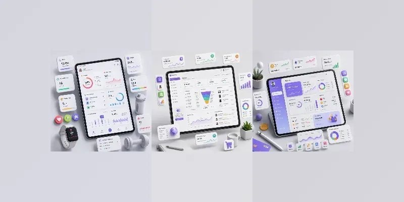 3D Claymorphic App UI Mockups generated by undefined