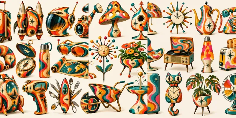 Psychedelic Surreal Objects