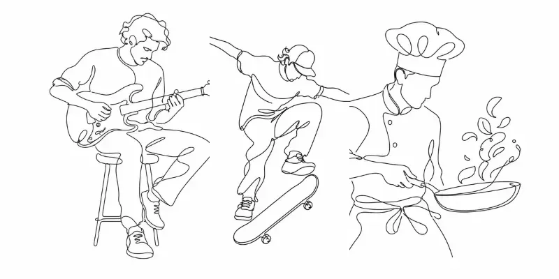 Minimalist One Line Art Prompts generated by undefined